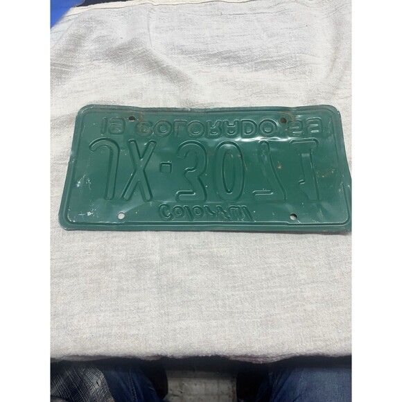 1959 COLORADO License Plate JX -3071 - Picture 2 of 4